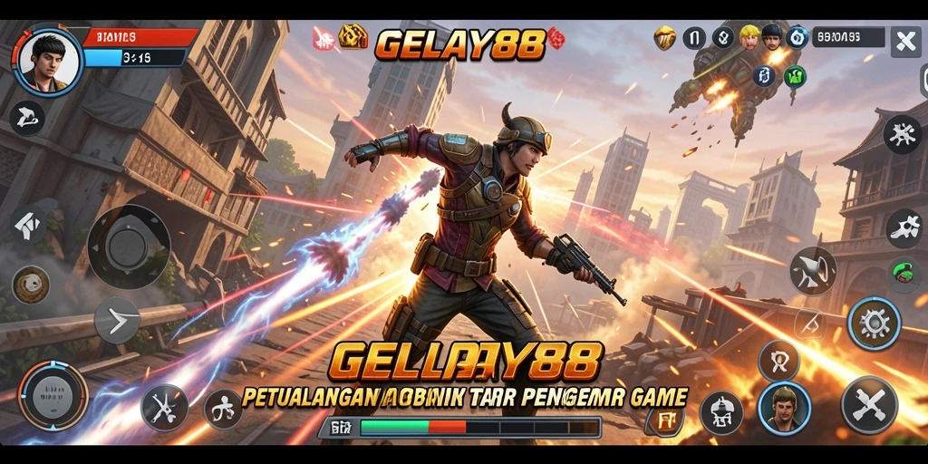 Tampilan gameplay aksi seru dalam GELAY88.