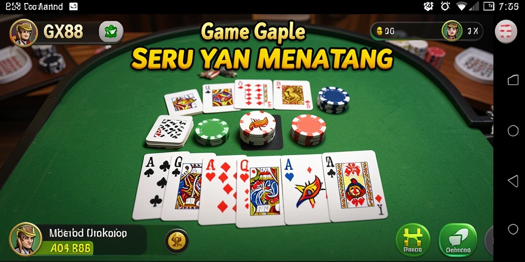 Tampilan gameplay seru dan menantang dari GX88.