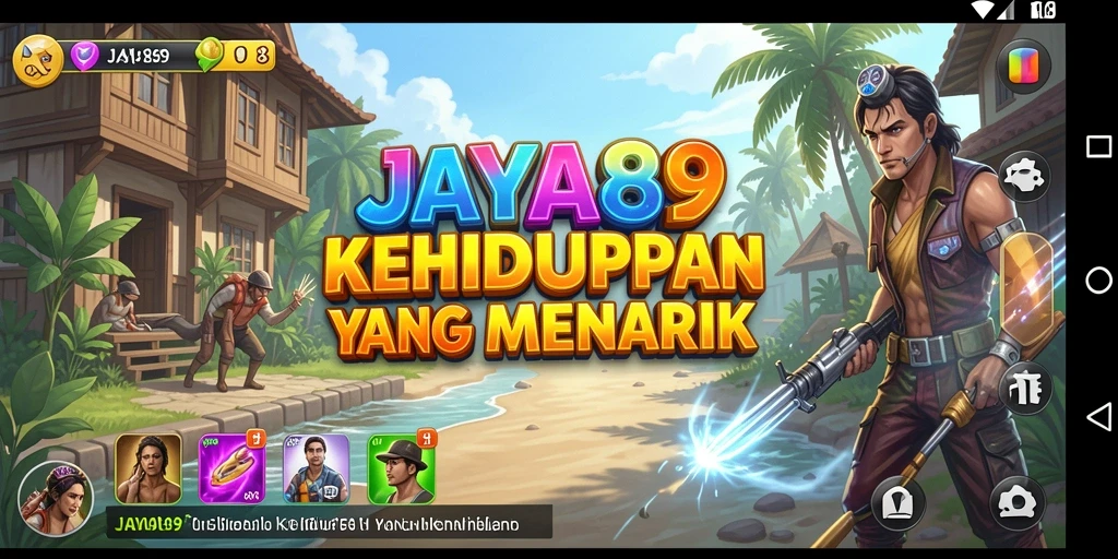 Tampilan gameplay yang menakjubkan dalam JAYA89, penuh warna dan interaksi.