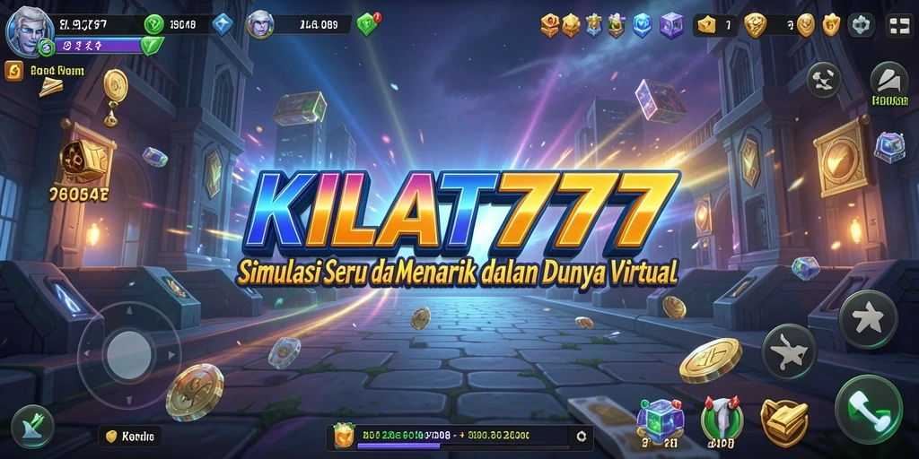 Tampilan gameplay menarik dari KILAT777 dalam simulasi dunia virtual.