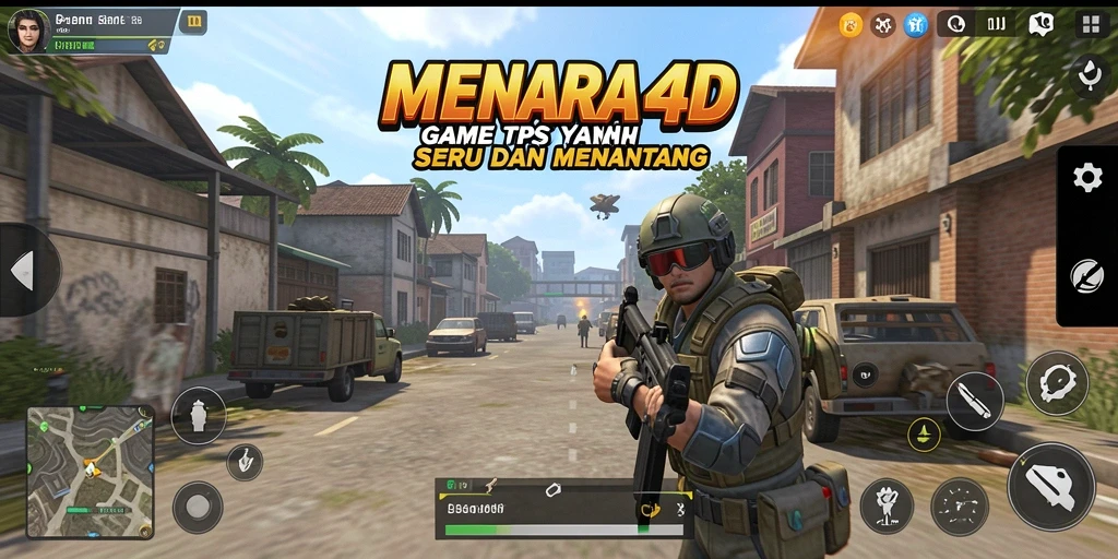 Screenshot menampilkan aksi seru dalam gameplay TPS.