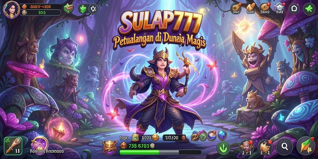 Tampilan gameplay SULAP777 yang menakjubkan dan penuh petualangan.